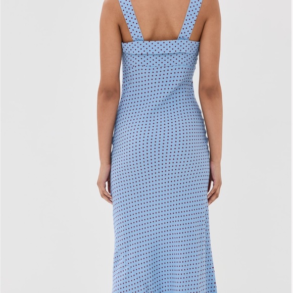 Blue Polka Dot Dress - Picture 2 of 3